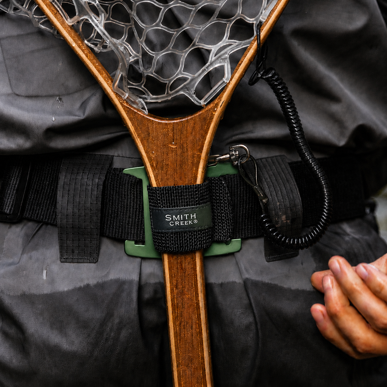 Smith Creek Net Holster & Wading Belt Bundle (Forest Green)