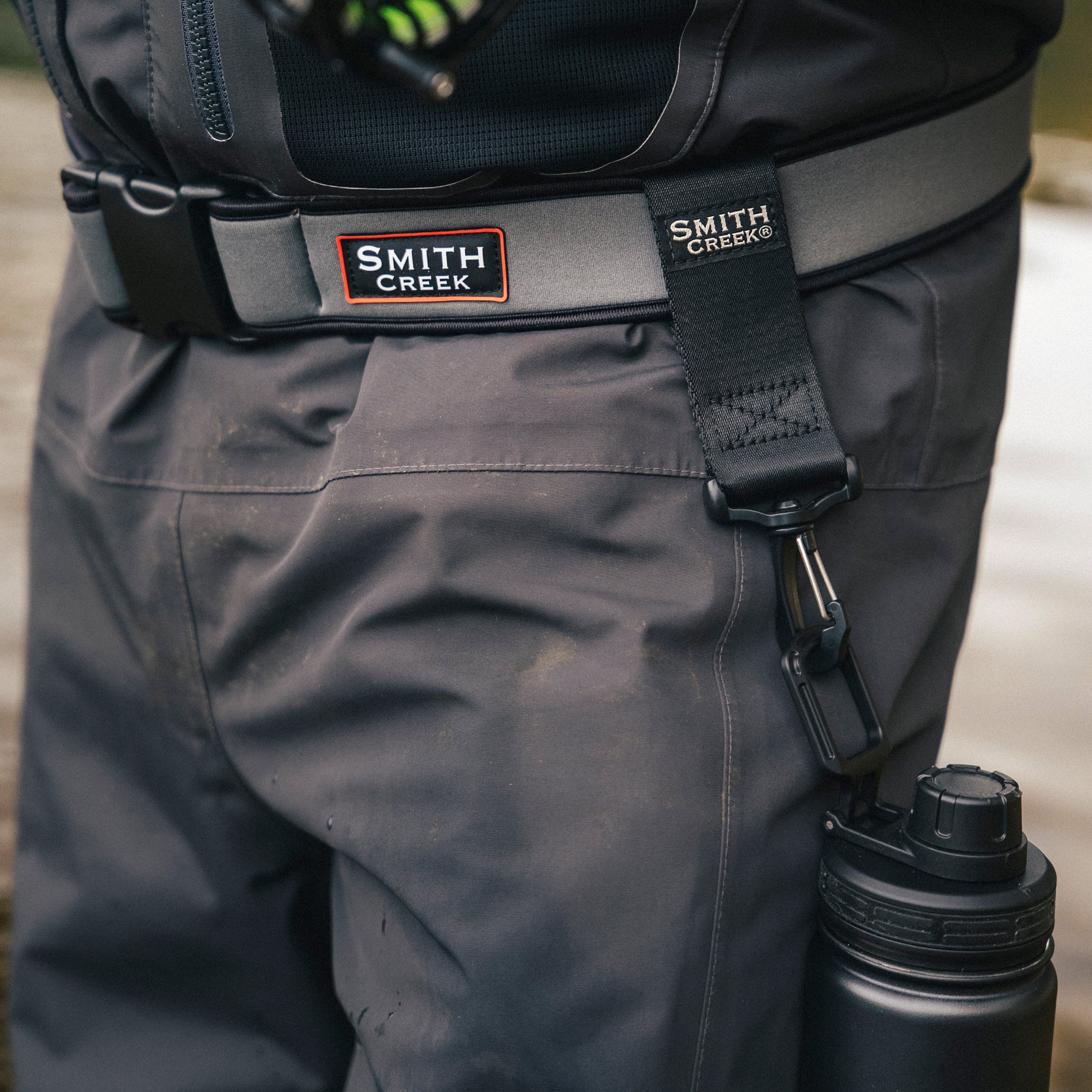 wade fishing belt with rod holder and Wading Package OUTDOOR PROFESSIONALS so you can move around with ease while fishing Wade Fishing Belt - Whitley