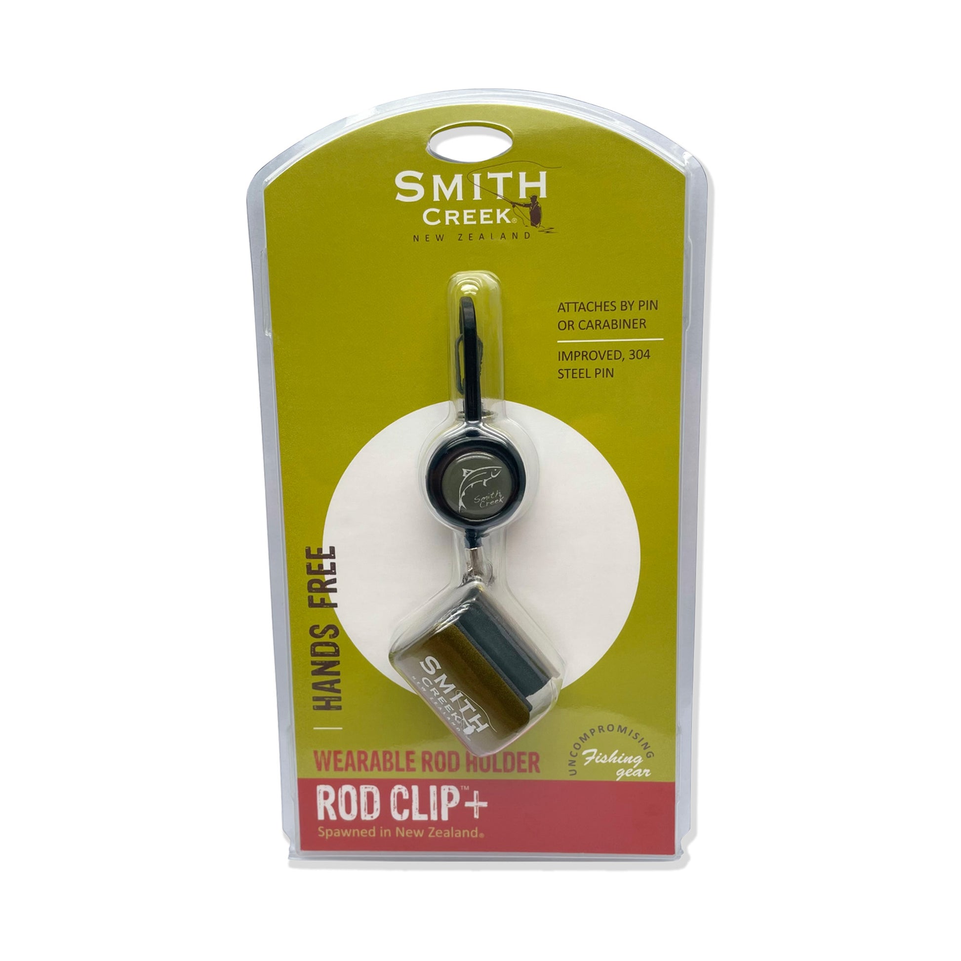 smith creek rod clip wearable fishing rod holder Rod Clip+
